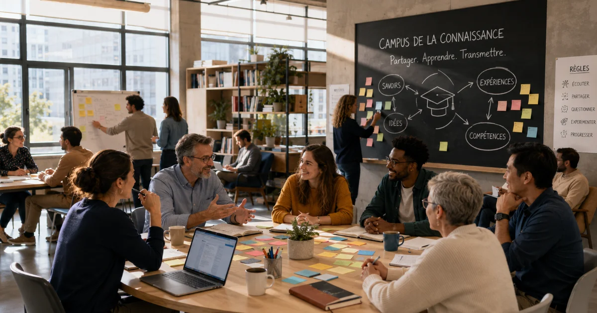 campus de la connaissance en entreprise, même les PME