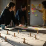 équipe de concepteur de transfert qui s'assure que la formation managériales soit appliquée