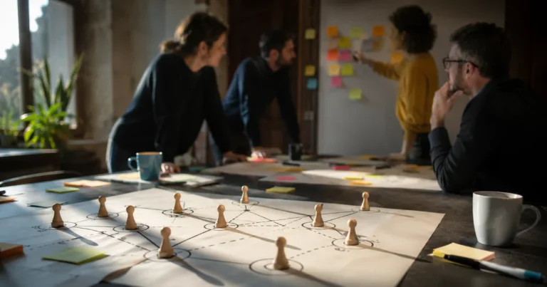 équipe de concepteur de transfert qui s'assure que la formation managériales soit appliquée