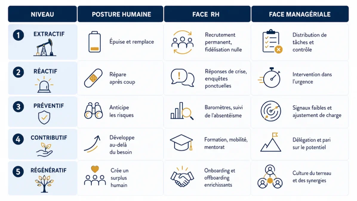 maturité managériale graphique