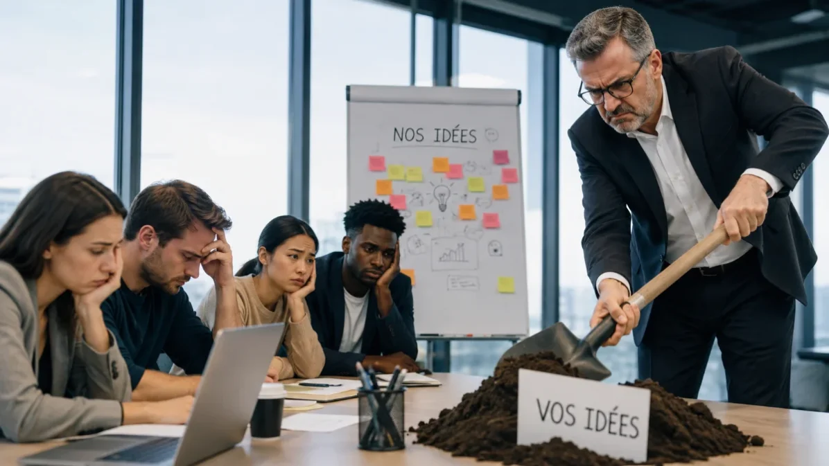 managériale et culture de l'innovation quand un manager enterre les idées