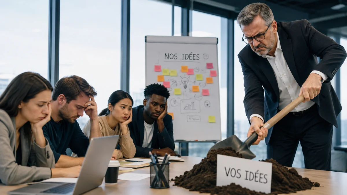 managériale et culture de l'innovation quand un manager enterre les idées