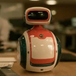 un robot pour illustrer l'ia qui rend plus sur les managers de leur erreur