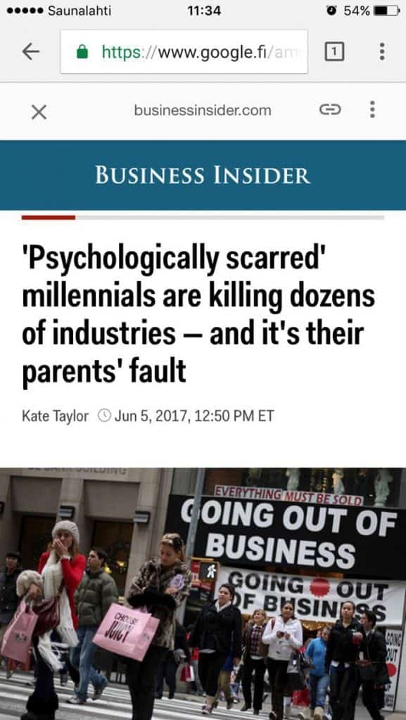 Les millennials sont en train de tuer l'économie par la faute de leurs parents